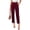 Burgundy, variant on Womens Dress Pants Summer Work Clothes Tapered High Waisted Trousers Slacks Pockets Business Casual Outfits