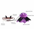 thumbnail image 2 of YYDENG Halloween Pet Vampire Cape Costume Set With Devil Horn Headband, Festive Cosplay Outfit for Cats & Small Medium Dogs, Holiday Party Photo Prop, 2 of 8