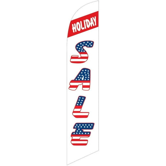 Holiday Sale Feather Banner Swooper Flag - Replacement FLAG ONLY