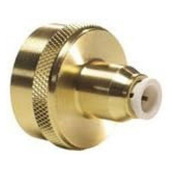 Garden Hose to 1/4" Tube Adapter - Lead Free Brass Fittings, 3/4 Inch Hose Thread to 1/4 Inch Barb, Irrigation Drip System Connector, Water Supply Line