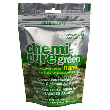 CPGNnano5 Chemi-Pure Green Nano 5 Pack Aquarium Filtration, Optimized for the health and well-being of your plants By Boyd