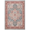 thumbnail image 2 of SAFAVIEH Kenitra Linton Floral Bordered Polyester Area Rug, Blue/Red, 4' x 6', 2 of 9