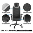 thumbnail image 2 of Atlantic Dardashti Ergonomic Gaming Chair, Commercial Grade, 27.5"L x 27.5"W x 51.5"H, Arctic White, 2 of 7