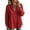 Red #053, variant on Womens Long Sleeve Tops Casual Boho Dressy Blouses Plain Ruffle Sleeve Vintage Tshirts Vacation Layering Tunic Tops,S