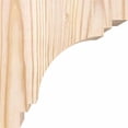 thumbnail image 3 of 5 1/2"W x 6"D x 6"H Pescadero Smooth Corbel, Douglas Fir, 3 of 9