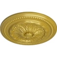 thumbnail image 3 of Ekena Millwork 15 3/4"OD x 1 7/8"P Chester Ceiling Medallion (Fits Canopies up to 2 1/4"), Hand-Painted Rich Gold, 3 of 6