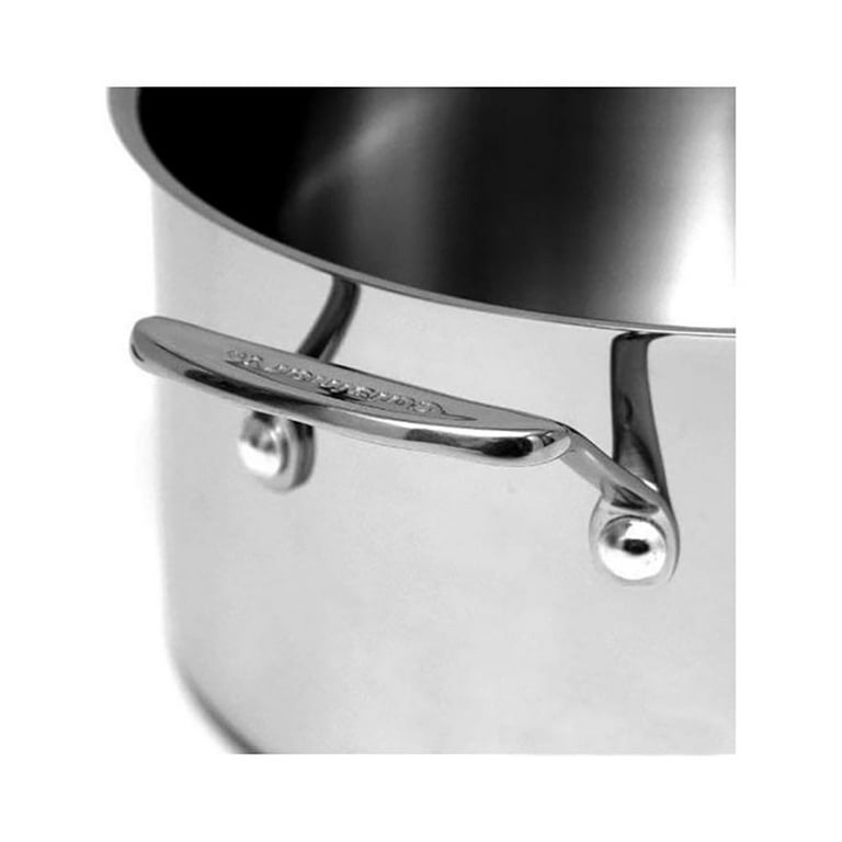 Cuisinart Stock Pot 8 Quart #766-24 Stainless Steel Cooking Stockpot with  Lid