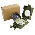 thumbnail image 3 of Brújula de senderismo con clinómetro de observación Brújula militar profesional Brújula de metal para acampar Impermeable con bolsa de transporte para acampar Caza Senderismo Actividades geo, 3 of 5