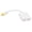 White, variant on YAHHU Optical Cable Splitter 1 in 2 Out Surround Sound Digital Optical Fiber Audio Adapter for DVD CD Player Computer Amplifier TV Soundbar White 5.9 inches / 15 cm