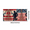 1A, variant on Patriotic Design Banner American Military Theme Stars and Stripes Pattern Decor for Indoor Outdoor Celebration Photography Backdrop