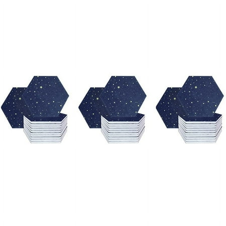 36 Pack Starry Hexagon Acoustic Panels Sound Proofing Padding Sound Absorbing Panel for Studio Acoustic Treatment