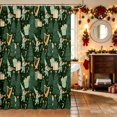 thumbnail image 2 of Manfei Gnome Waterproof Shower Curtain 72Wx78L Nisse Bath Curtain, Slate Red, 2 of 5