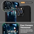 thumbnail image 3 of Compatible with MagSafe iPhone 14 Pro  Case, [9H Screen Protector] [Camera Protective] [Soft Microfiber Lining] Liquid Silicone Shockproof Case for iPhone 14 Pro - Black, 3 of 15