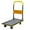 Yellow, variant on Jopath Flatbed Cart, Foldable Dolly Cart Push Platform 330lbs Heavy Duty Capacity Platform Hand Truck 360 Degree Swivel Wheels Foldable Push Hand Cart for Loading and Storage red