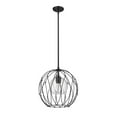 thumbnail image 3 of Z Lite 1940P16-MB 16 in. Elle 1 Bulb Pendant Ceiling Light, Matte Black, 3 of 8