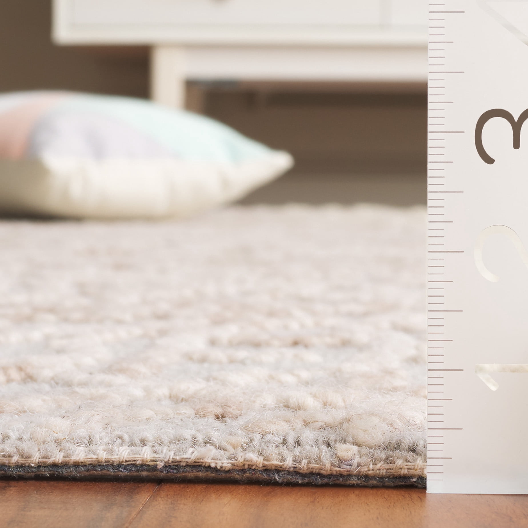 SAFAVIEH Abstract Santos Abstract Area Rug, Beige/Gray, 6' x 6' Square