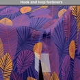thumbnail image 4 of Leaf Dog Crate Cover, Print of Colorful Tropical Leaves Intertwined Design Night in a Jungle Concept, Easy to Use Pet Kennel Cover Small Dogs Puppies Kittens, 7 Sizes, Quartz Marigold, by Ambesonne, 4 of 6