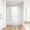Brushed Nickel, variant on For 56-60 inches *76 inches Frameless Double Sliding Shower Door , 3/8 inches (10mm) Thick SGCC Tempered Glass Door, Reversible Installation, No Soft-Close