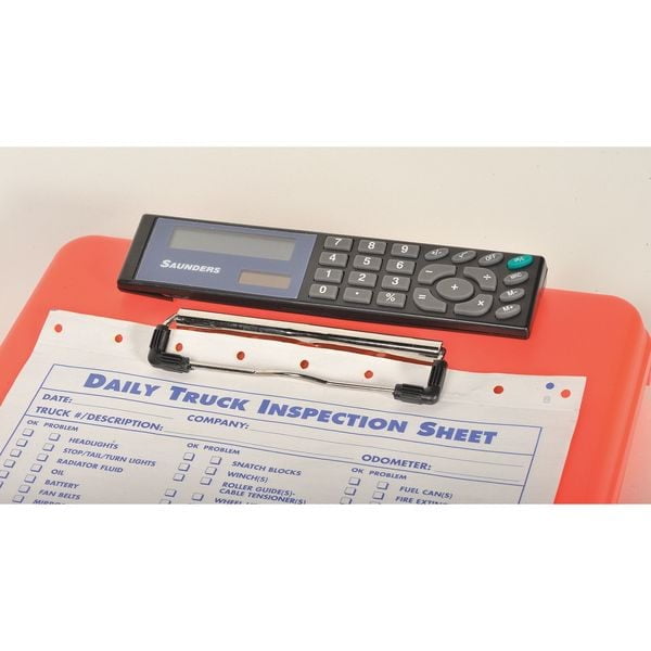 1 PK Saunders 8-1/2" x 11" Portable Storage Clipboard 1\ 