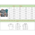 thumbnail image 5 of Eashery Mens Shirts Turndown Collar short sleeve Mens Tops Casual White 5XL, 5 of 5