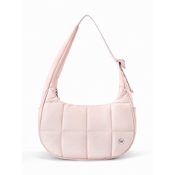 Bolso de hombro WESTBRONCO Small Puffer Crescent de nylon para mujer