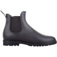 thumbnail image 5 of ABSOLUTE FOOTWEAR Leah, Womens Slip On Ankle Waterproof Rubber Wellington Chelsea Rain Boots - Black - US 7, 5 of 7