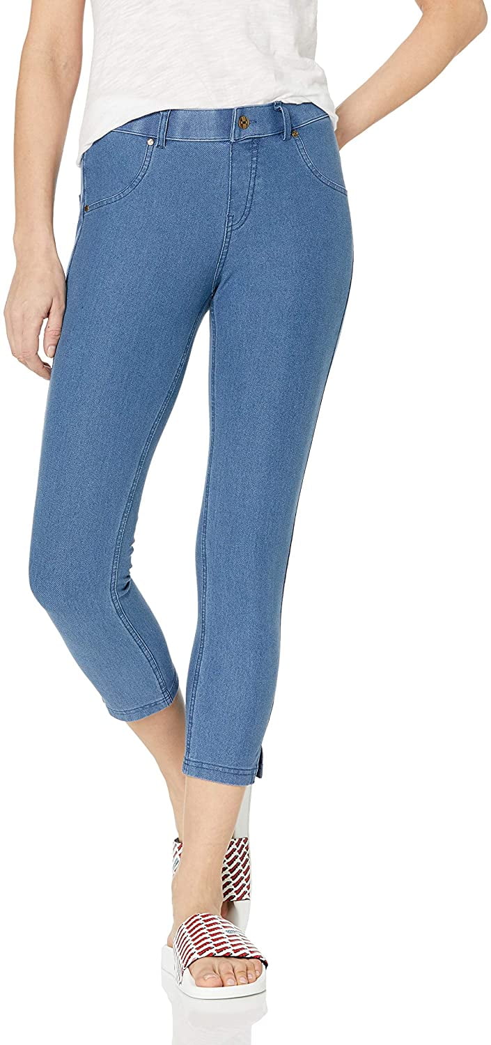 jean capri leggings