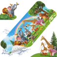 thumbnail image 1 of Alfombra de baño para bebés XIYUNTE antideslizante de 100 x 40 cm con ventosas, 1 of 8