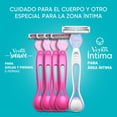 thumbnail image 2 of Rastrillos Desechables Venus Suave 4 pzas + Rastrillo Gillette Venus Íntima con Barrera Protectora, 1 pzas, 2 of 5