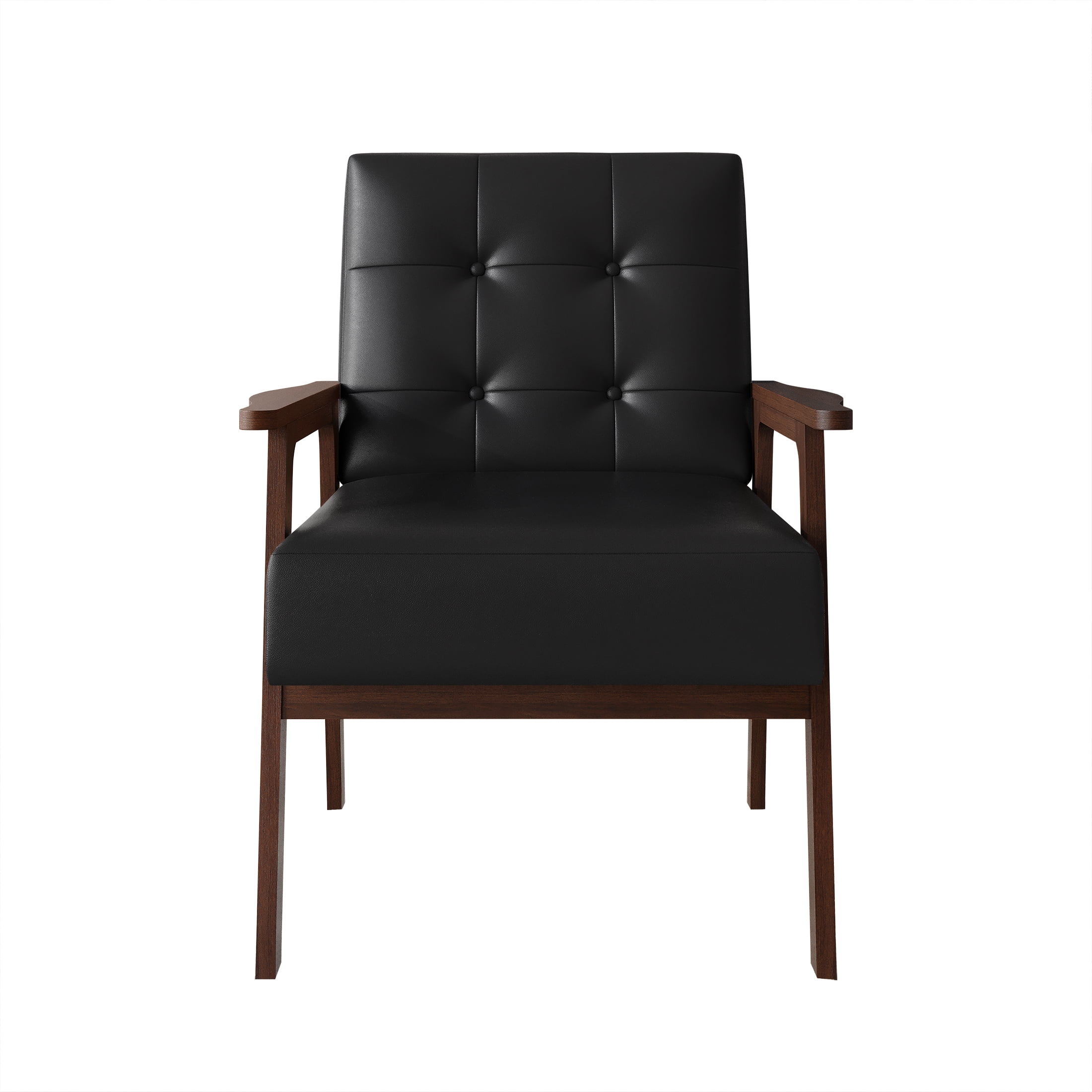 Castle Place Shabby Chic Accent Chair, Black