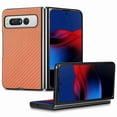thumbnail image 3 of for Google Pixel Fold Case,Cute Woven Pattern Case for Women Men,Bumper,Soft Shockproof Camera Protection Phone Case TPU Anti-Bump Silicone Wireless Charging Case for Google Pixel Fold,Brown, 3 of 8