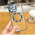 thumbnail image 2 of for iPhone 14 Pro Max Case Clear with MagSafe Full Protection Case Anti-Scratch Case Cover 6.7 Inch - Blue, 2 of 17
