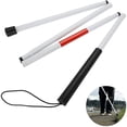 thumbnail image 1 of Jinsinto Folding Walking Stick For The Blind, 124cm 4-sections, 1 of 5