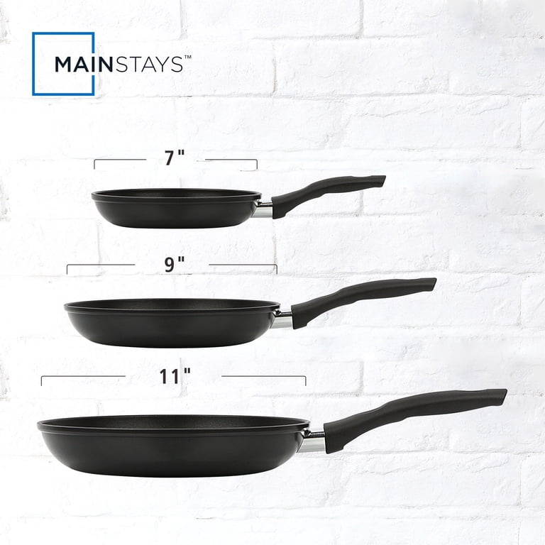 3-Piece Nonstick Aluminum Skillet Set photo 2