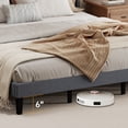 thumbnail image 6 of Soscana Bed Frame with Upholstered Headboard, King Size Bed Frame with Storage Shelf and Adjustable Feet,Easy to Assemble,Non-Slip Without Noise, 6 of 9