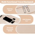 thumbnail image 6 of Travel Backpack for Women, 15.6 Inch Laptop Backpack with USB Charging Hole, College Bookbag, Large Capacity Black Computer Backpacks for Work, 6 of 8