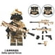 thumbnail image 3 of Set de 8 Minifiguras de Fuerzas Especiales Militares – Incluye Unidades Navy SEAL, SAS, Delta, Comando de Nieve, Juguete Coleccionable de Bloques de Construcción para Niños y Fans Tácticos, 3 of 9