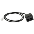 thumbnail image 5 of Telephone Male To 2 Female 4P4C Connector Adapter Splitter Extension Cable (25cm/08ft), 5 of 8
