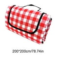 thumbnail image 4 of Oversized Picnic Blanket, Waterproof Outdoor Blanket, Foldable Triple Layer Protection Machine Washable Stain Resistant, Large Beach Lawn Camping Mat with Carrying Strap, 4 of 7