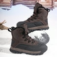 thumbnail image 5 of SKIUHS Men's Snow Boots Warm Insulated Faux Fur Waterproof Winter Shoes, 5 of 6