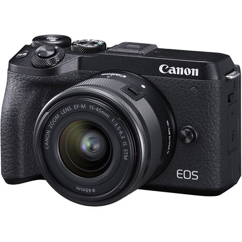 Canon EOS M6 Mark II Mirrorless Digital Camera with 15-45mm Lens