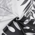 thumbnail image 5 of Shower Curtain,Tropical Black White Leaf Shower Curtains for bathroom,Grey Palm Leaves Abstract Plant Shower Curtain Set,Waterproof Fabric Cloth Shower Curtains,Bathtub Curtain with Hooks72x72in, 5 of 6