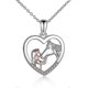 thumbnail image 1 of Collar de niña y caballo para niñas Joyas de caballo en plata de ley Regalos de caballo para mujeres 18---Código de producto 42417, 1 of 3
