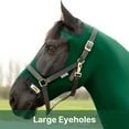 thumbnail image 4 of Resistance Horse Hood Pull-On with Face & Forelock Saver, Lycra Material, All Season, Small - Xlarge sizes, 4 of 7