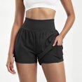 thumbnail image 2 of xfsWaSs Athletic Shorts for Women High Waisted Running Shorts with Liner Breathable Comfortable Workout Gym Yoga Shorts with Pocket Activewear, 2 of 7
