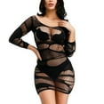 thumbnail image 4 of Tbopshirt Lingerie for Women,Womens Lingeries Set Women Solid Color Underwear Bra Perforated Skirt Hollowed Out and Lingerie,Valentines Day Gift for Her, 4 of 8