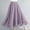 Rose Gold, variant on Skirt Women Long Loose Plain Elastic Waist Yellow A-Line Ladies Skirt