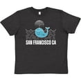 thumbnail image 3 of Inktastic San Francisco California Whale Watching Youth T-Shirt, 3 of 5