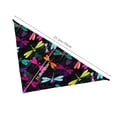 thumbnail image 6 of Easygdp Colorful Dragonflies Pet Scarf, Dog Triangle Scarf, Printing Dog Bib, Handkerchief Scarf for Small Medium Large Dogs Cats Pets, 6 of 9