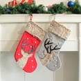 thumbnail image 1 of Xihbxyly En Oferta o Liquidación Suministros de Decoración Navideña Lindos Calcetines con Cabeza de Ciervo Calcetines de Caramelo Bolsa de Regalo Colgante para Árbol de Navidad, 1 of 6